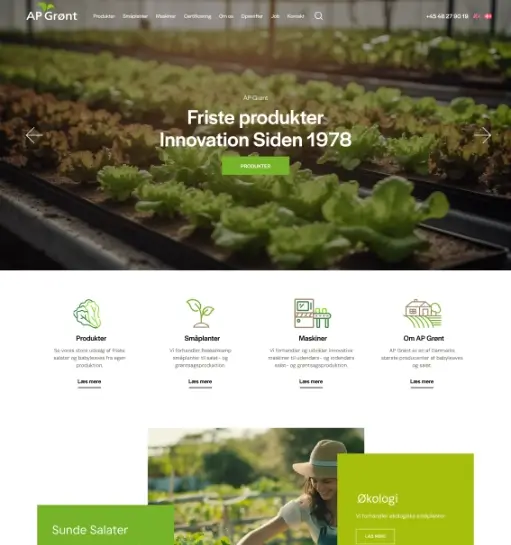 Agriculture Website Design gallery image 1