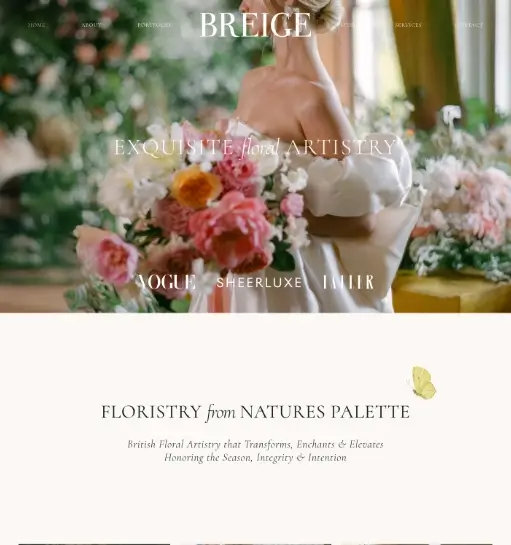 Luxury Floral Website Development gallery image 1