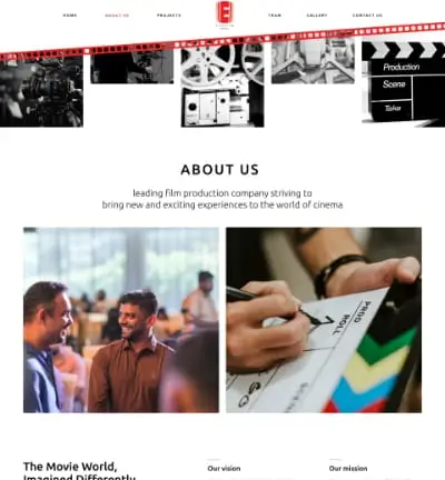 Einstin Media: Web Design & Dev for Film Production gallery image 2