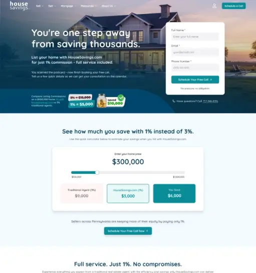 Real Estate Campaign Landing Page gallery image 1