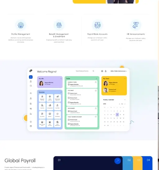 HR Tech SaaS Homepage gallery image 2