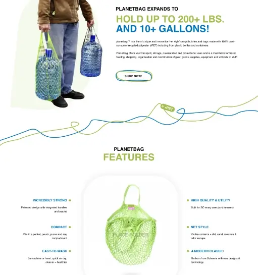 Sustainable Retail E-commerce Homepage gallery image 2