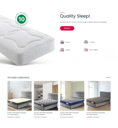 Mattress Brand Website Redesign gallery image 2