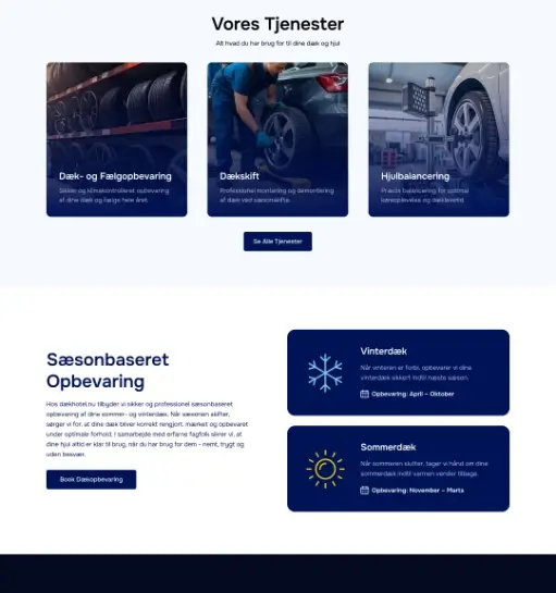 Automotive Service Website UI gallery image 2